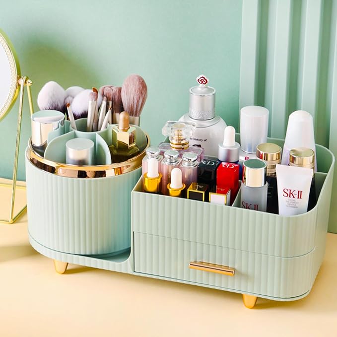 Rotating Makeup Organizer for Vanity by COMFYROOM