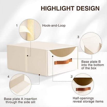 Homsorout Large Closet Storage Bins - Image 6