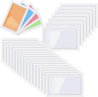 Chinco 30 Pcs Self Adhesive Pockets, Bin Labels - Image 8
