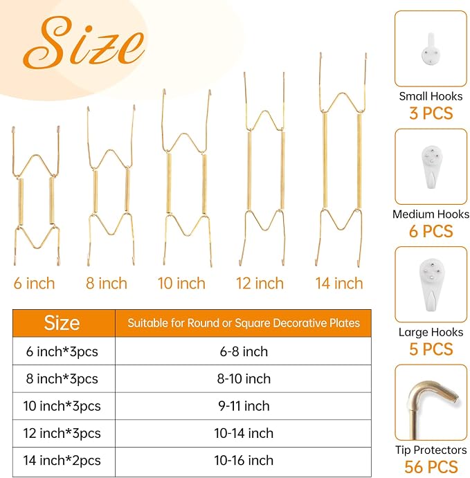 Bilillo 14 Pieces Plate Hangers - Image 2