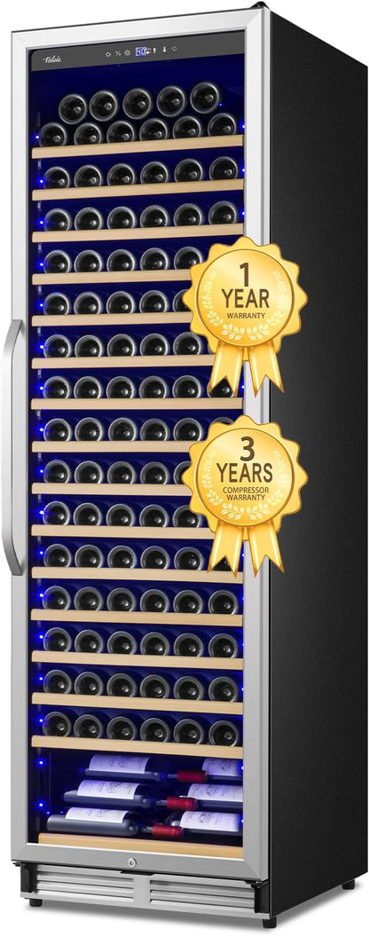 Upgraded 190 Bottles Wine Cooler Refrigerator, 24 Inch Wide Wine Fridge by Velieta-SpecialistinFridge
