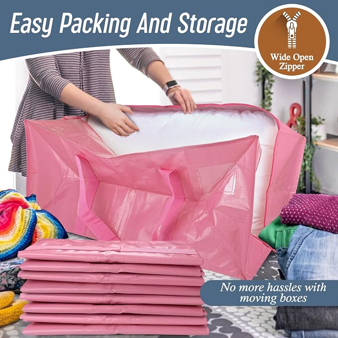 6 Pack Extra Heavy Duty Large Moving Bags - Image 5