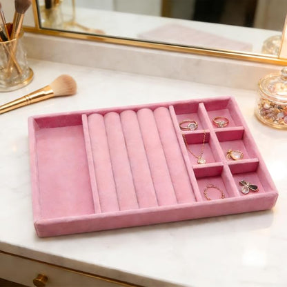 Velvet Jewelry Organizer Tray - Image 5