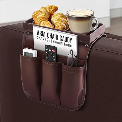 Houseables Armchair Caddy, Recliner Accessories, Armrest Organizer, Arm Chair by Houseables