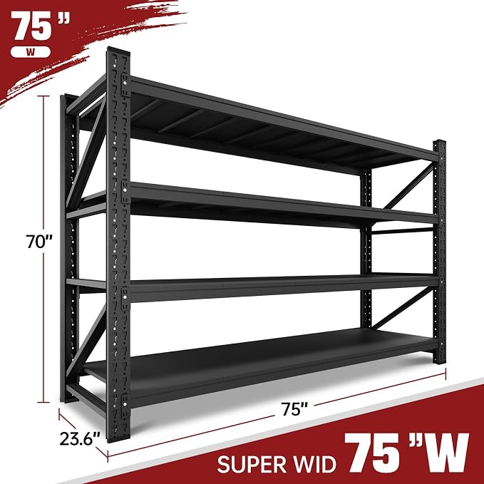 9000LBS Storage Shelves, Shelving Units Industrial Shelving - Image 2