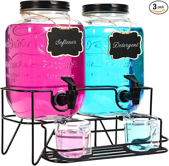 Roetell 2 Sets 1 Gallon Laundry Detergent Dispenser by Roetell