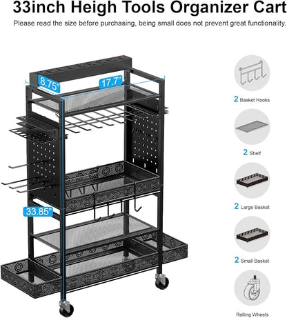 CCCEI Garage Power Tools Organizer Cart - Image 3