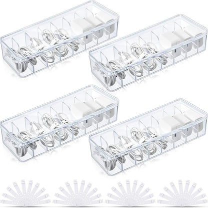 Tatuo 4 Pcs Cable Organizer Box by Tatuo