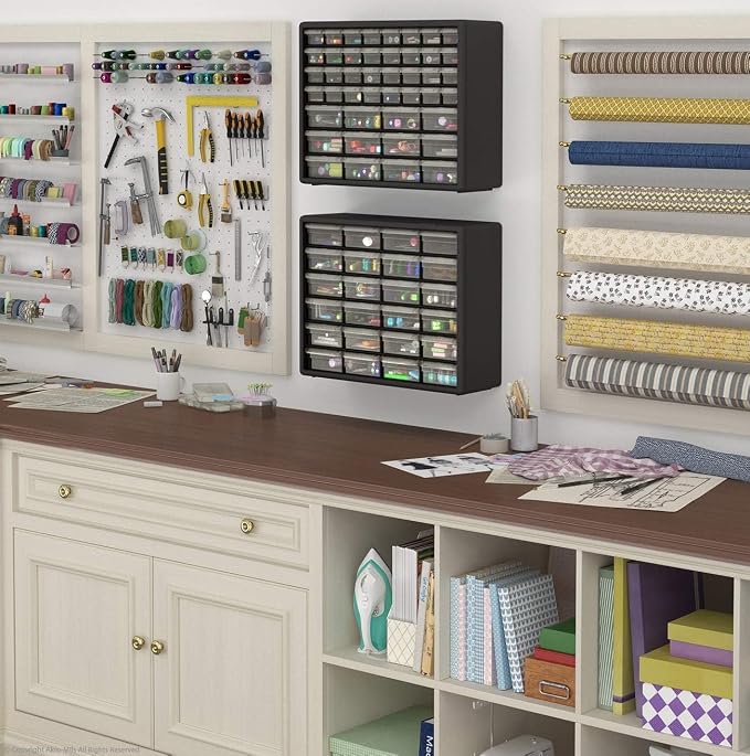 Akro-Mils 24-Drawer Plastic Drawer Storage Cabinet - Image 11