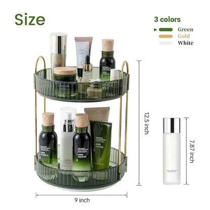 Rotating Makeup Organizer for Vanity, Perfume Skincare Lipstick Organizers for - Image 4