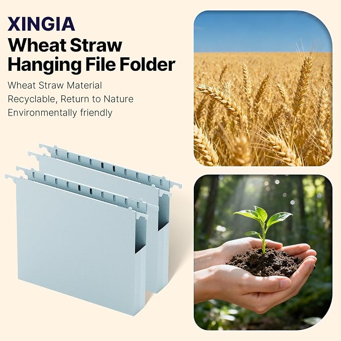 Extra Capacity Hanging File Folder Letter Size, 12 Pack Heavy Duty 1 Inch - Image 6