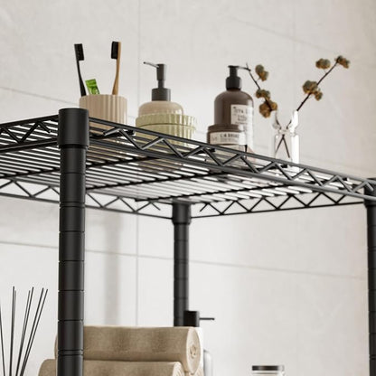 Golpart Shelves Storage Shelf Wire Closet Bathroom Organizers Metal Pantry | 5 - Image 6