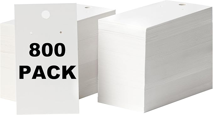 800 Pack Earring Cards by Bargain+Paradise