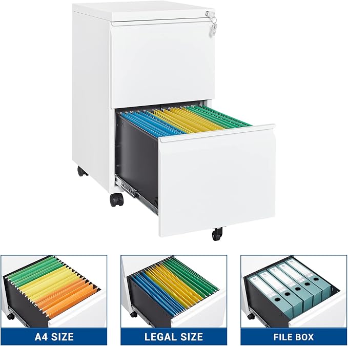 2 Drawer Vertical File Cabinet - Image 6