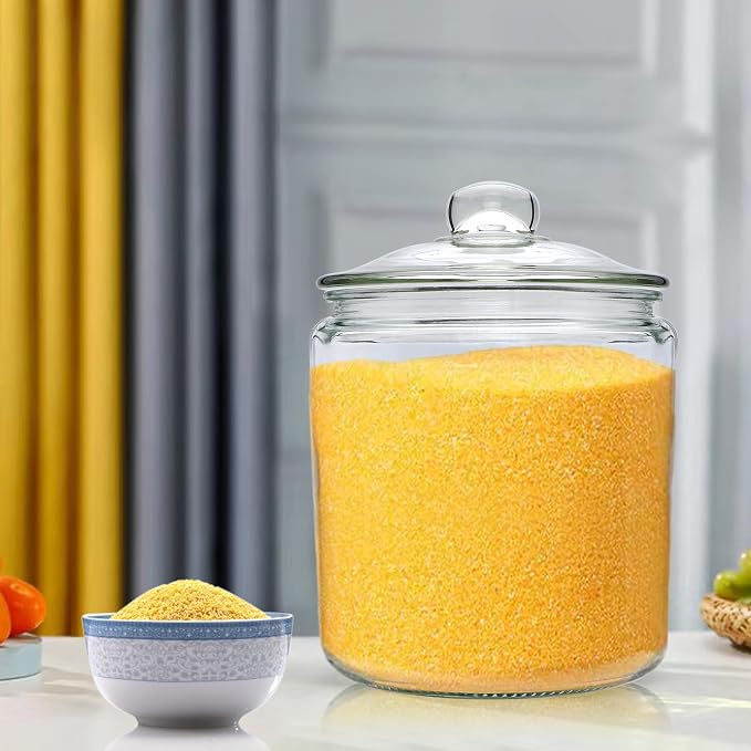 Maredash 1 Gallon Glass Canister, Cookie Jar & Candy Jar - Image 5