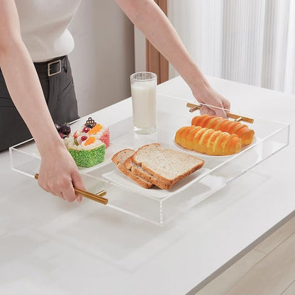Large Clear Acrylic Serving Tray - Image 7