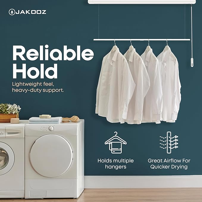 Retractable Ceiling Mounted Clothes Drying Rack - Image 7