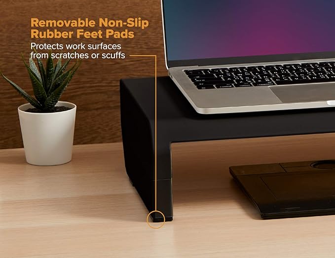 Bostitch Office Konnect Adjustable Monitor Stand Riser, 4 Height Adjustments - Image 3
