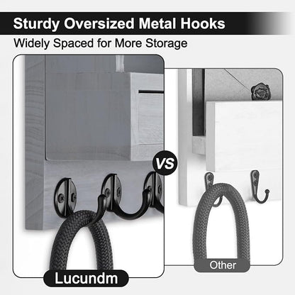 Key Holder Wall Mount, Mail Holder - Image 5