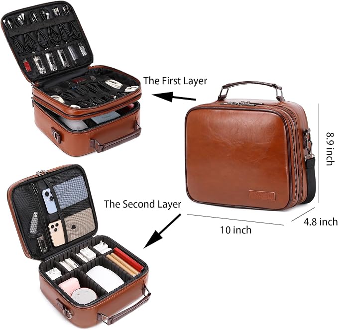 KYALOU Electronics Travel Organizer, Large Electronic Accessories Cable Case - Image 3