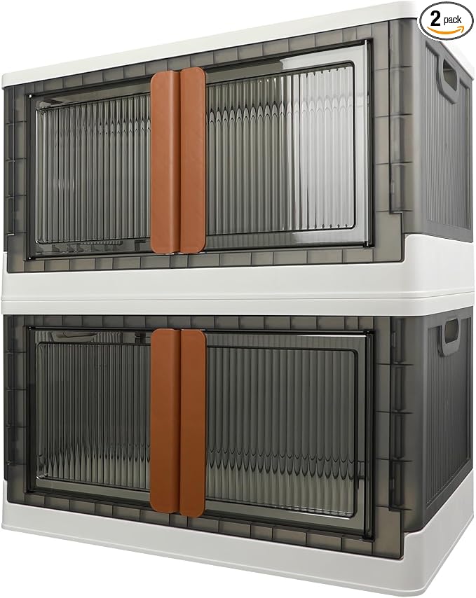 Storage Bins, Cabinet with Lids, Extra Large Useful Box, 19 Gallons Capacity by AssHMKITOfficial