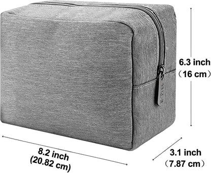 E-Tree Makeup Bag, Big Travel Make up Pouch, Zipper Large Cosmetic Brush Skin - Image 3