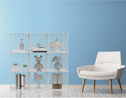 HUBSON Wire Cube Storage Organizer, Book/Toy/Craft/Potted Plants and petCloset - Image 7