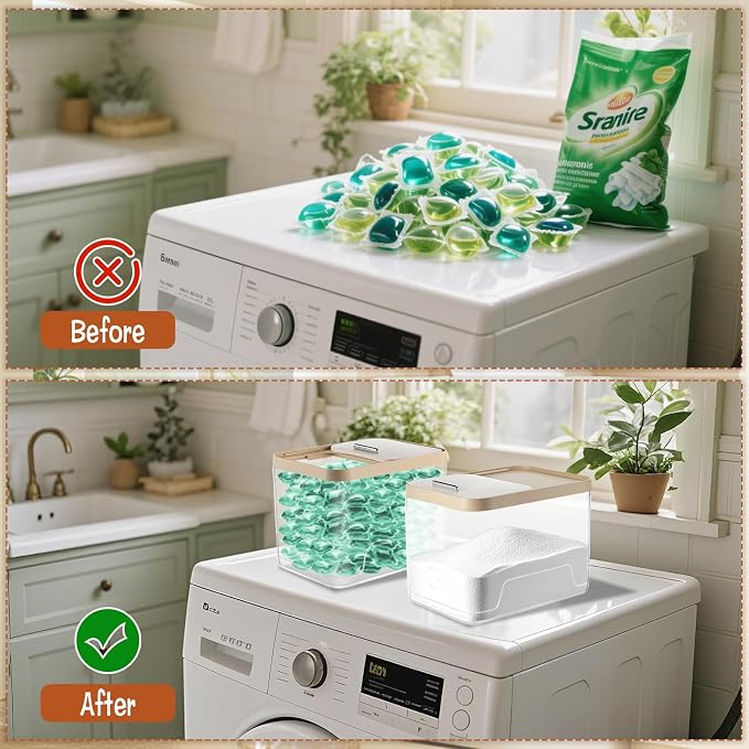 Large Laundry Pods Container - Image 6