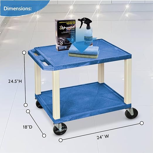 Luxor WT26BU 26"H AV Cart - Image 2