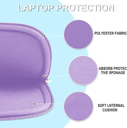 14 inch Laptop Sleeve, Shockproof Protective Laptop Cover Briefcase Carrying - Image 5