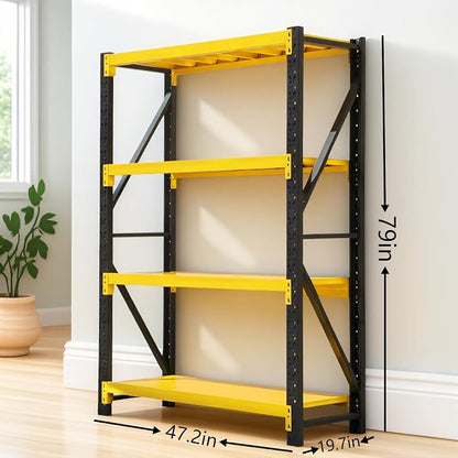 torage Shelves, Garage Shelving Heavy Duty Metal Adjustable Garage Shelves - Image 2
