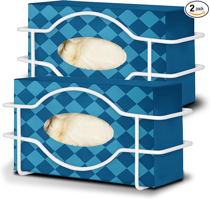 Stock Your Home Tissue Box Shelf, Glove Box Holder Wall Mount, by StockYourHome