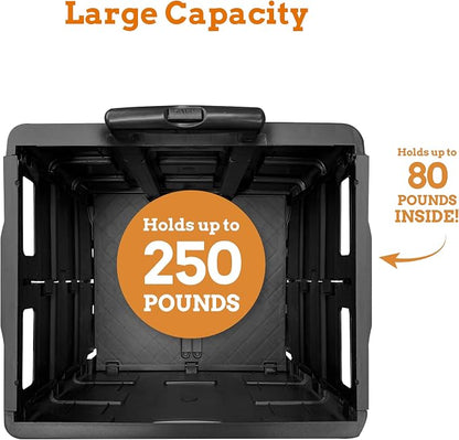 Ultra-Slim Rolling Collapsible Storage Pack-N-Roll Utility-carts, - Image 3