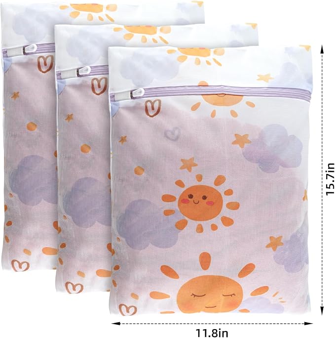 3Pcs Durable Mesh Laundry Bag, Durable Laundry Bags - Image 2