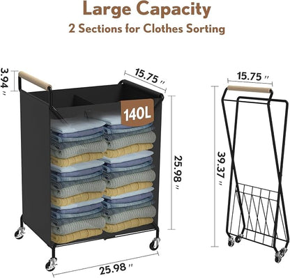Foldable Metal Laundry Basket - Image 4