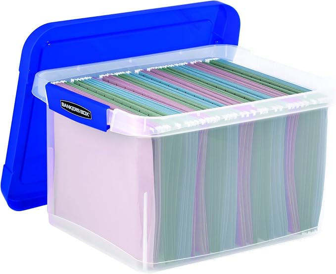 Bankers Box Heavy-Duty Plastic File Box, Letter/Legal | Protect letter/legal - Image 6