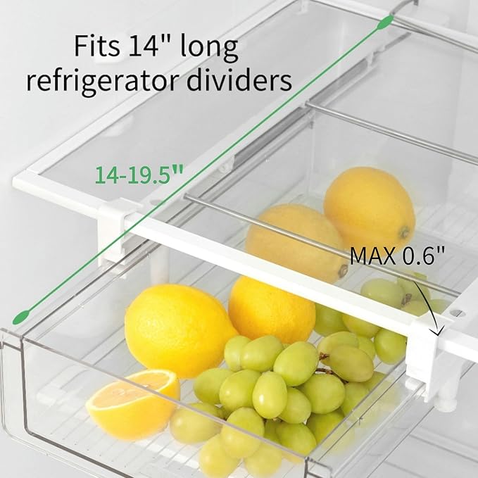 vacane Upgraded Refrigerator Drawers Organizer - Image 5