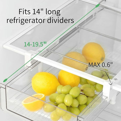 vacane Upgraded Refrigerator Drawers Organizer - Image 5