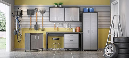 Manhattan Comfort Dual Fortress Floating Garage Storage Cabinet - Image 16