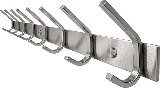 WEBI Heavy Duty 24 Inch SUS 304 Coat Bath Towel Hook Hanger Rail Bar by WEBI