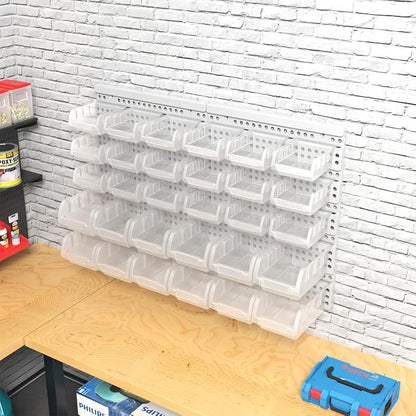 Transparent Garage Organizer Bins - Image 5