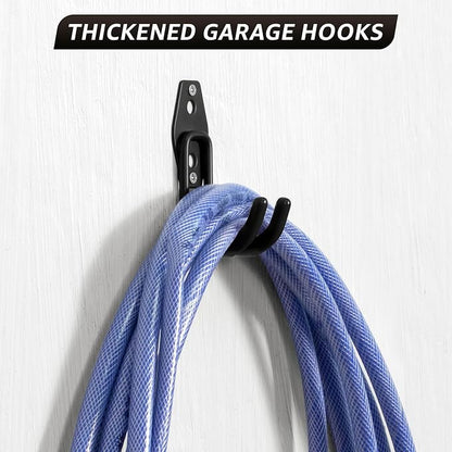 20 Pack Utility Steel Heavy Duty Wall Mount Garage Hooks, - Image 7