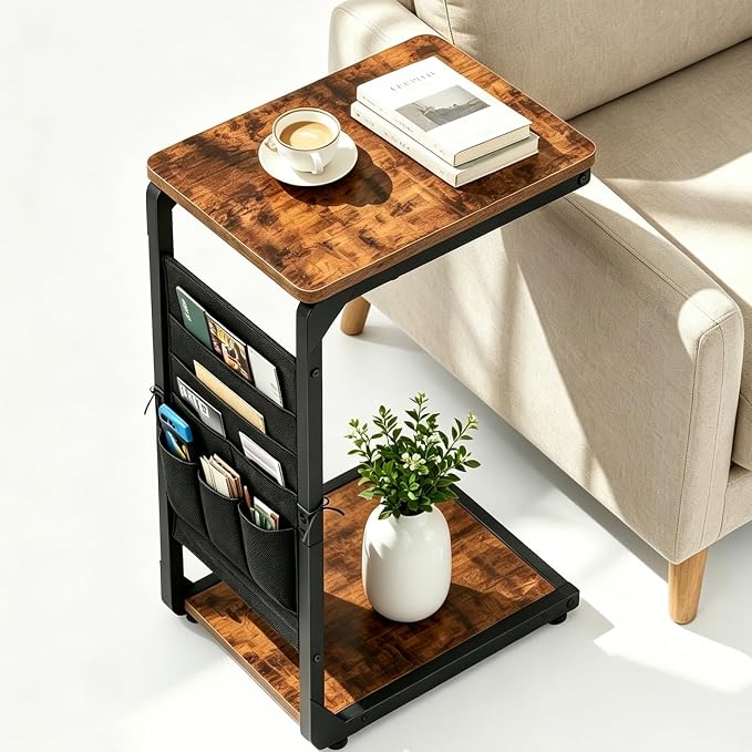 TV Trays for Eating on Couch Side Tables that Slide Under Dinner TV Tray Table by Unknown