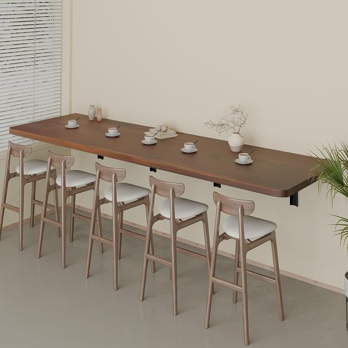 IAE Floating Wall Mounted Folding Table Desk - Image 7