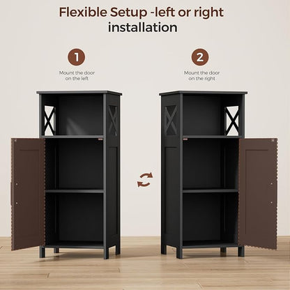 Homhedy Farmhouse Bathroom Storage Cabinet - Image 4