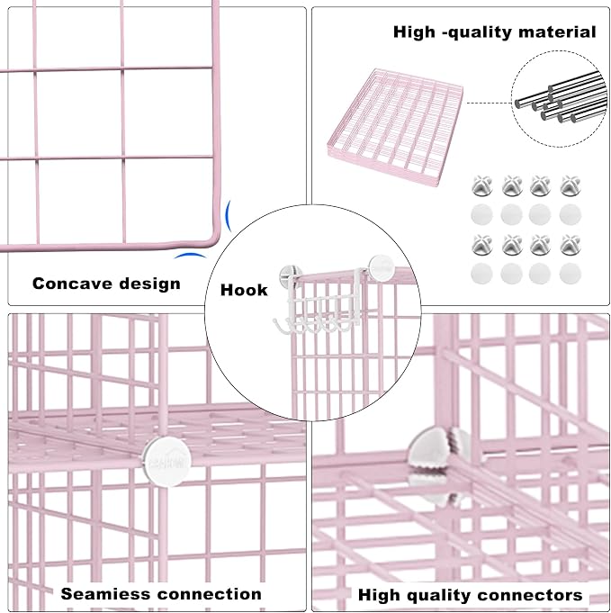 C&AHOME Wire Cube Storage, 8 - Image 8