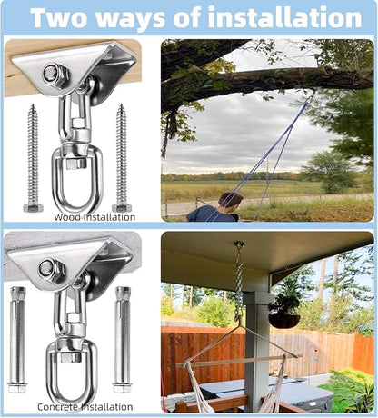 Swing Hanger for Wooden & Concrete Swing Set, 2000LB Capacity Hammock Hanger - Image 5