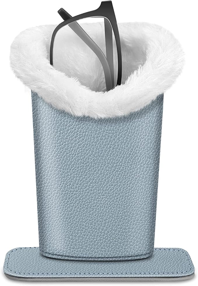 Fintie Plush Lined Eyeglasses Holder, Glasses Stand Case, Anti-scratch Glasses by Fintie