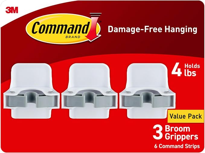 Command Broom and Mop Gripper, Organize Damage-Free by Unknown