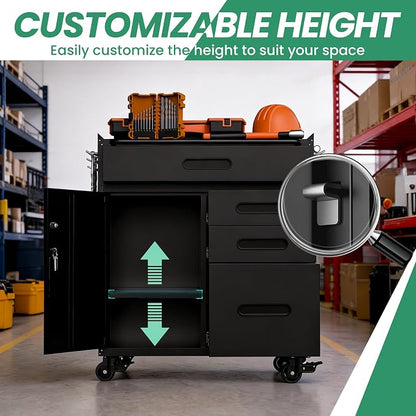 Garage Cabinet System | Heavy Duty Steel All-in-One Modular Garage Cabinet Set - Image 8